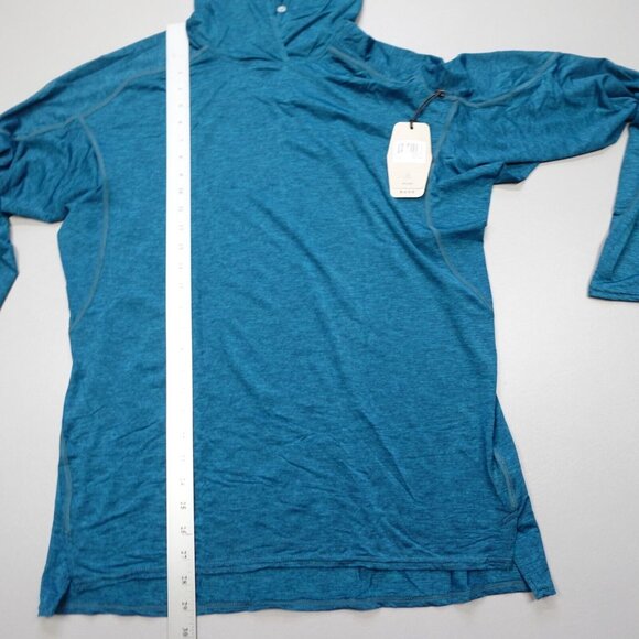 NRS Mens Silkweight Varial Hoodie Poseidon Blue Sun/Rafting/River Shirt NEW $90 - Picture 13 of 16
